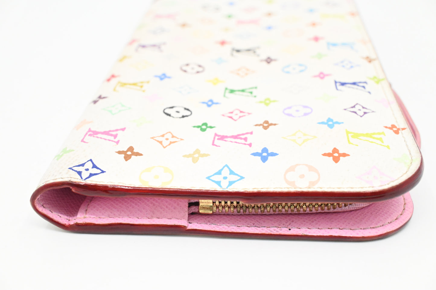 Louis Vuitton Insolite Wallet in White Multicolor Monogram Canvas