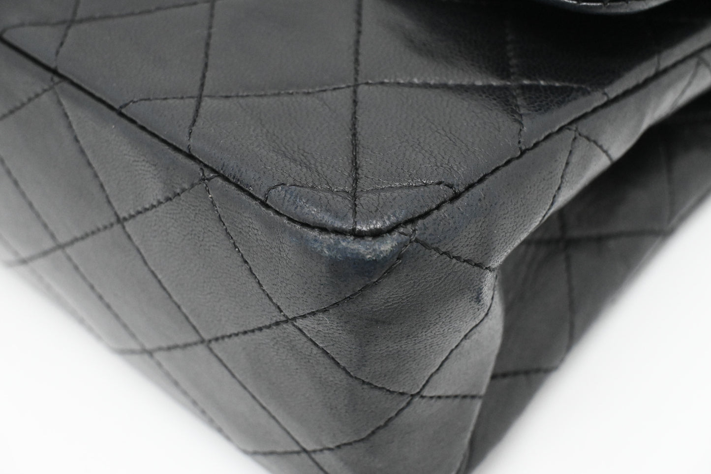 Chanel Medium Double Flap in Black Matelassé Leather