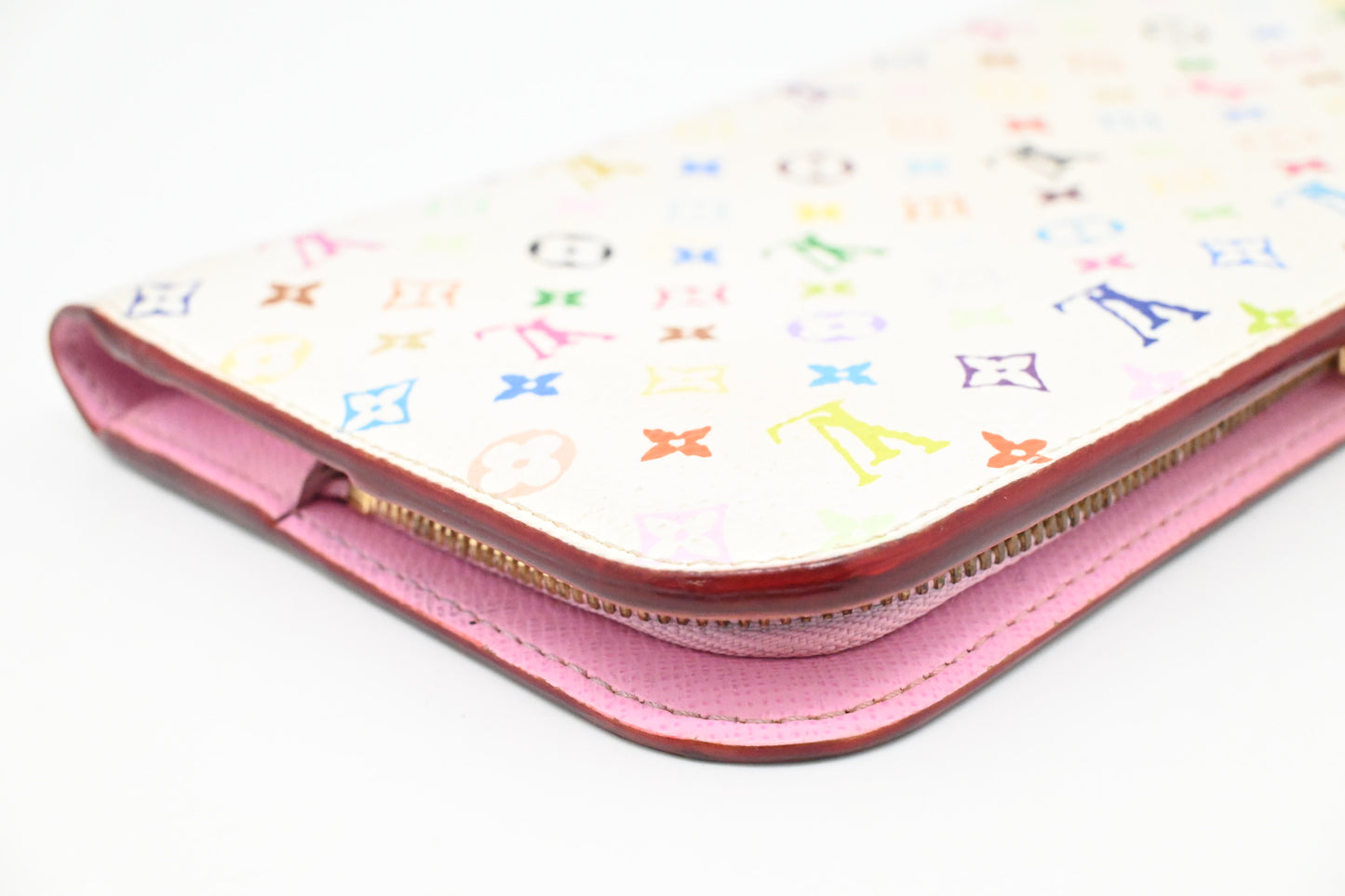 Louis Vuitton Insolite Wallet in White Multicolor Monogram Canvas