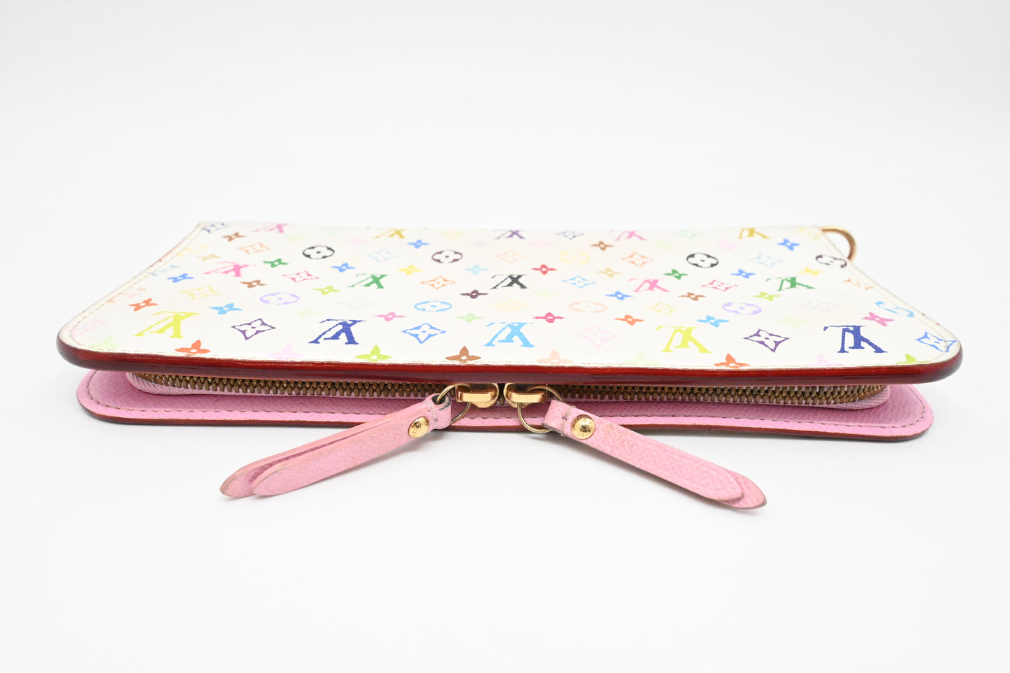 Louis Vuitton Insolite Wallet in White Multicolor Monogram Canvas