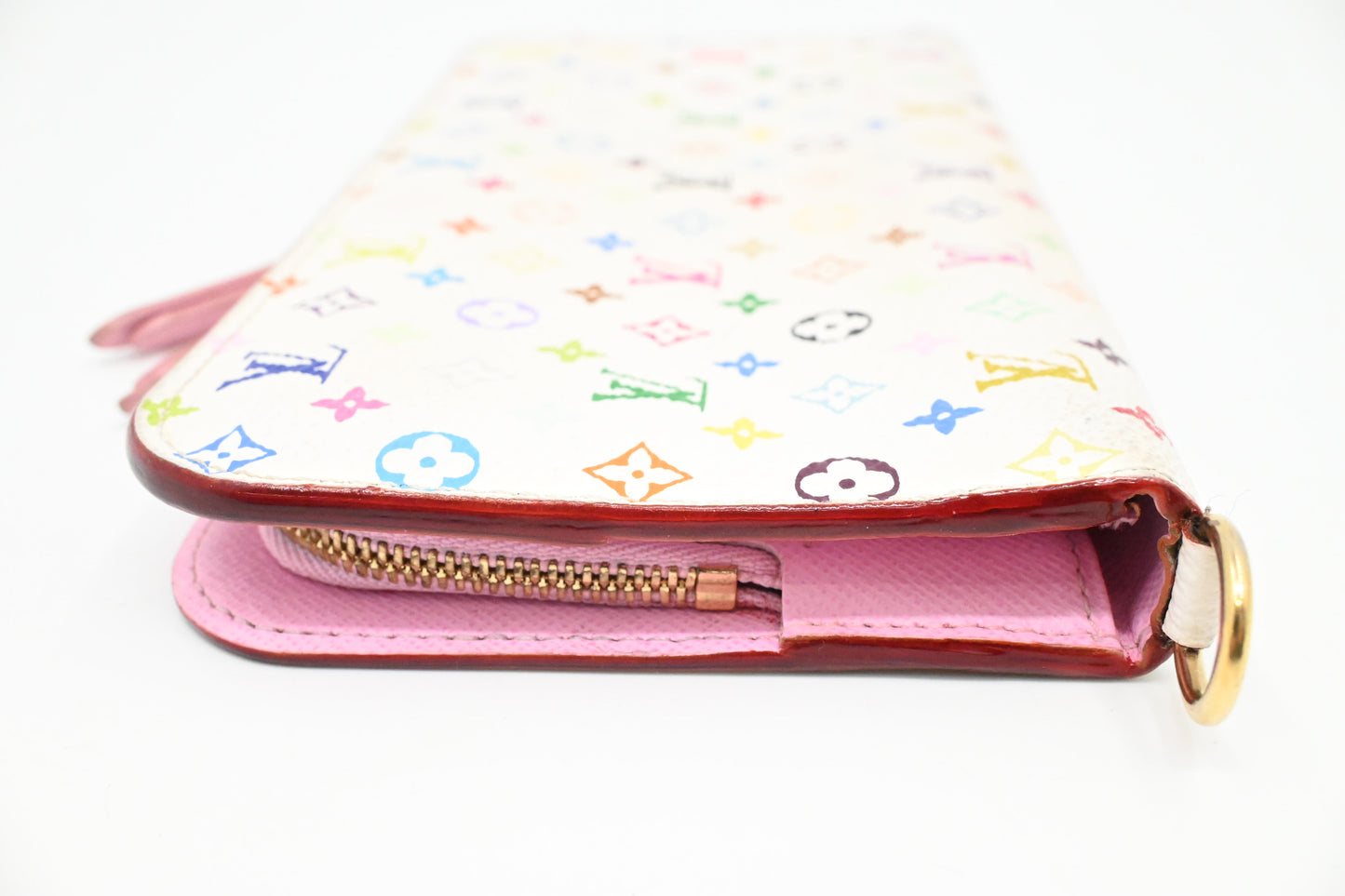Louis Vuitton Insolite Wallet in White Multicolor Monogram Canvas