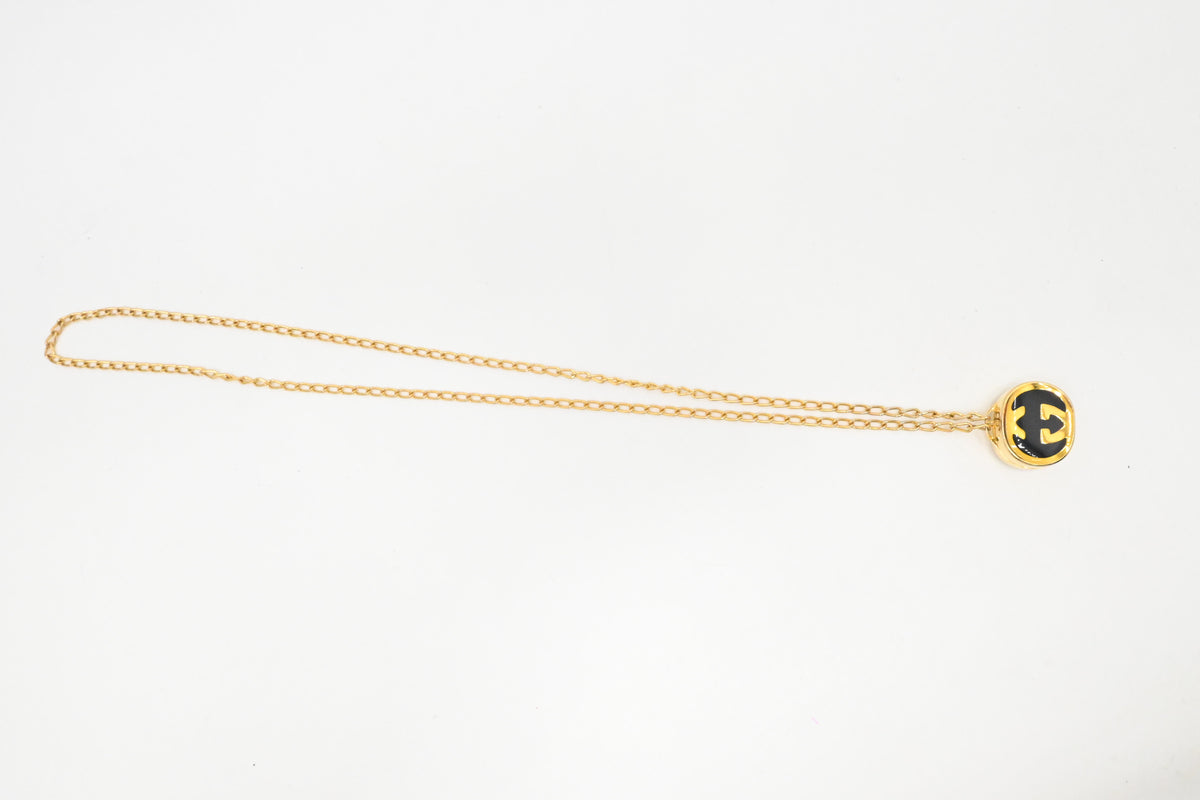 Gucci Blue Locket Necklace