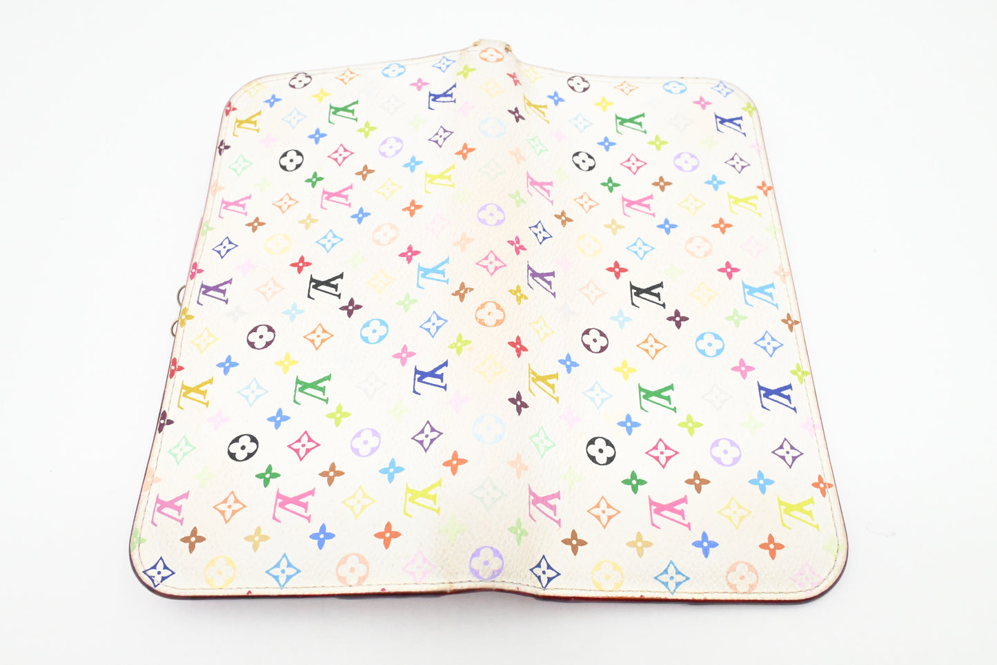 Louis Vuitton Insolite Wallet in White Multicolor Monogram Canvas