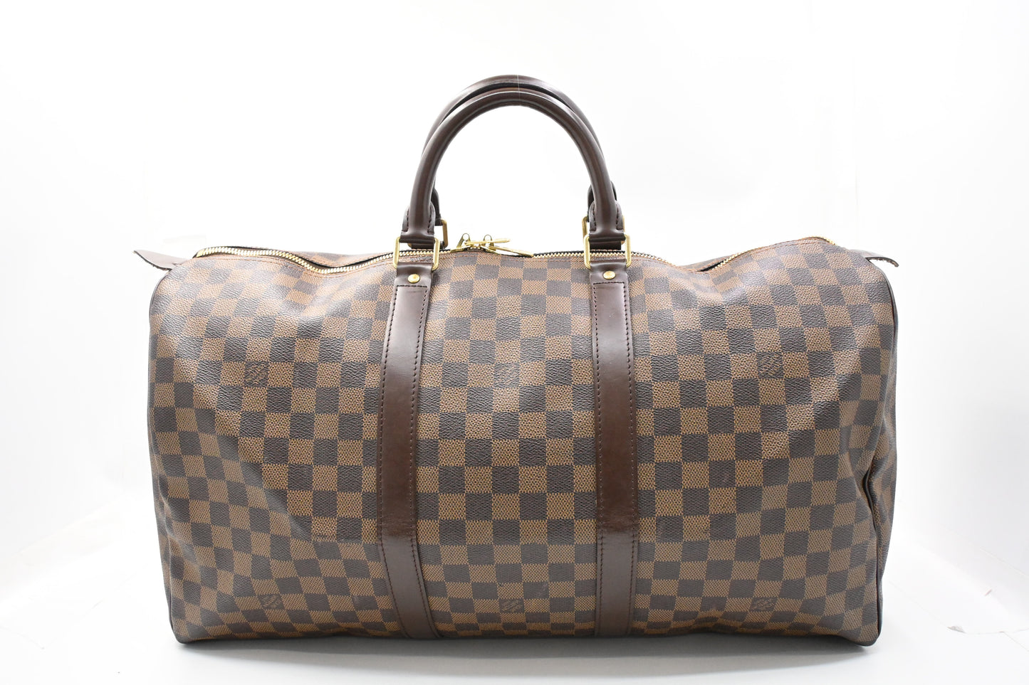 Louis Vuitton Keepall 50 in Damier Ebene Canvas