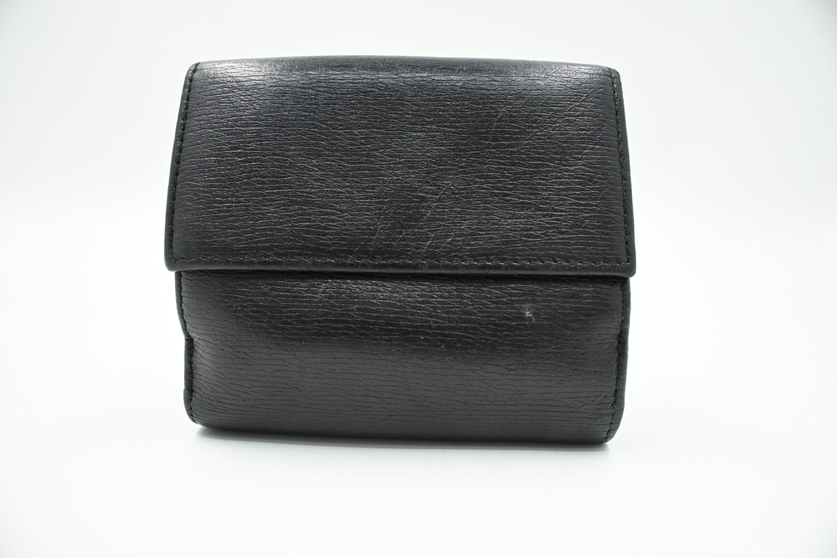 Gucci Compact Wallet in Black Leather