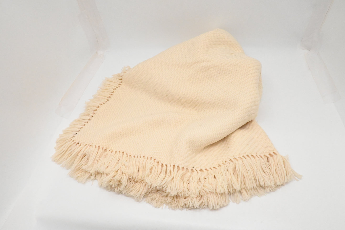 Hermes Blanket in Cream Wool