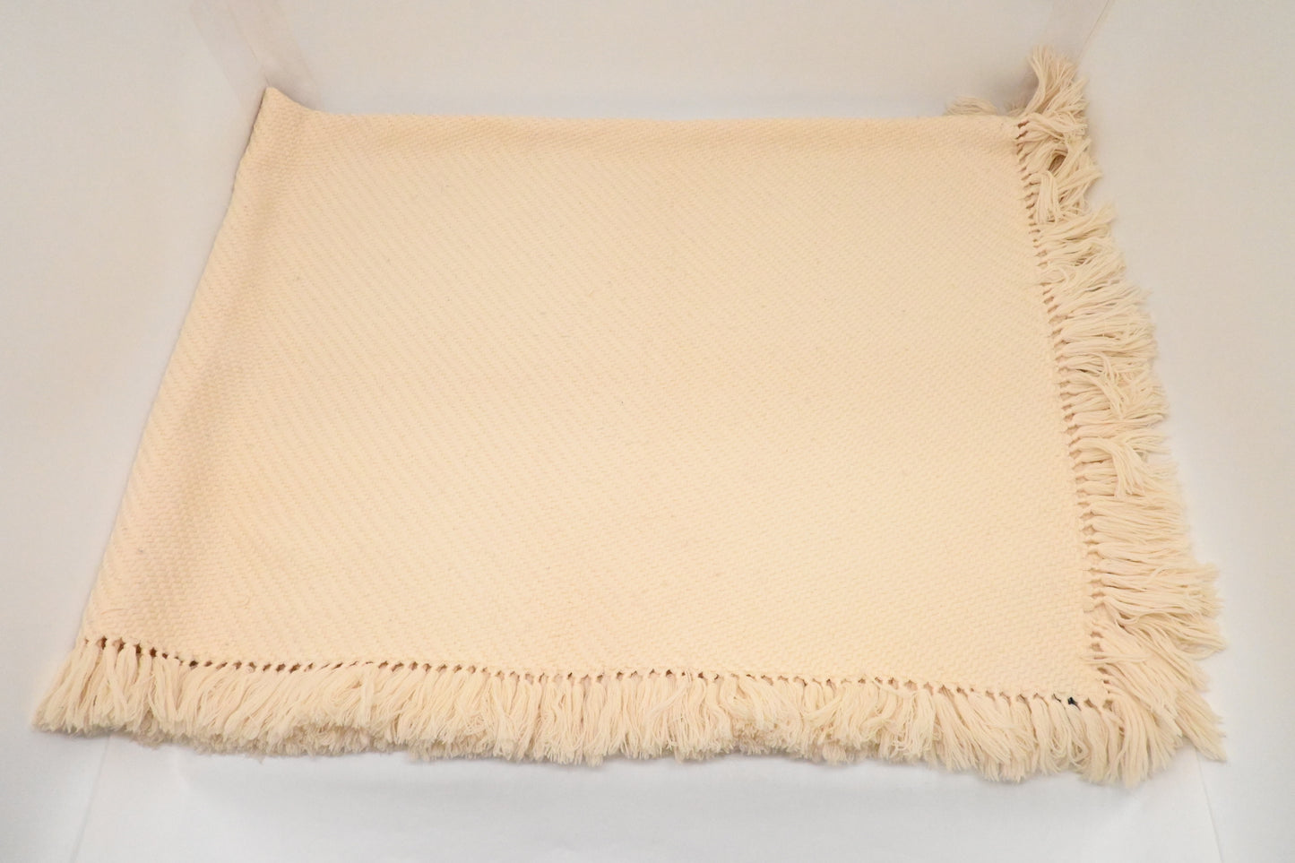 Hermes Blanket in Cream Wool