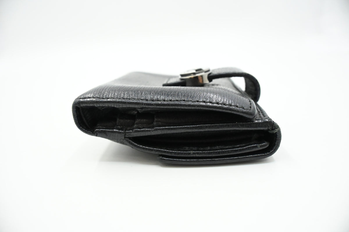 Gucci Compact Wallet in Black Leather