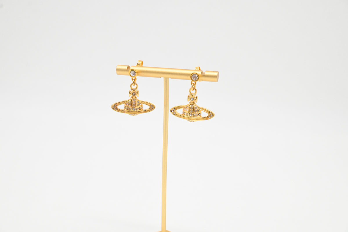 Vivienne Westwood Mini Bas Relief Drop Earrings