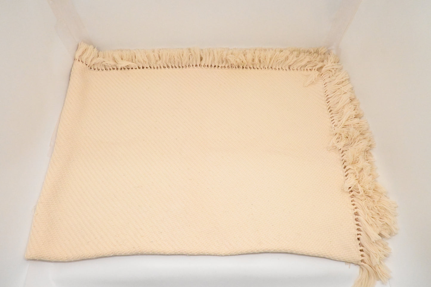 Hermes Blanket in Cream Wool