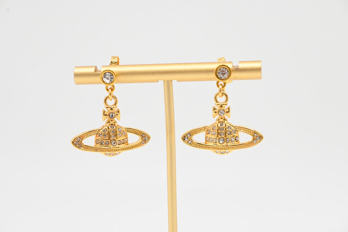 Vivienne Westwood Mini Bas Relief Drop Earrings