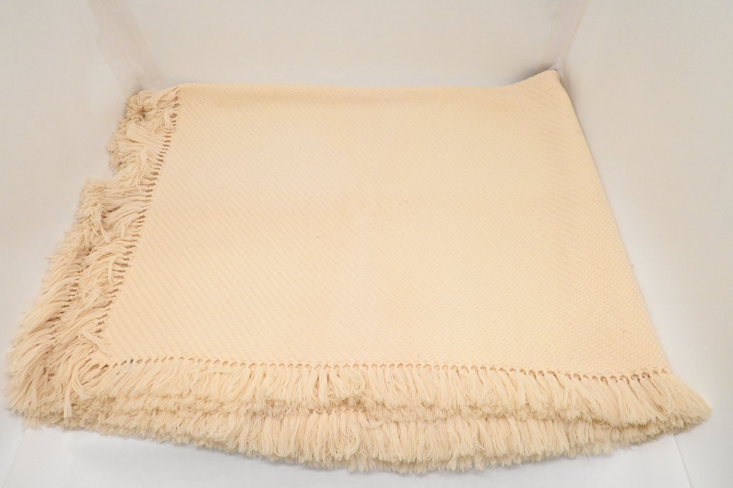Hermes Blanket in Cream Wool