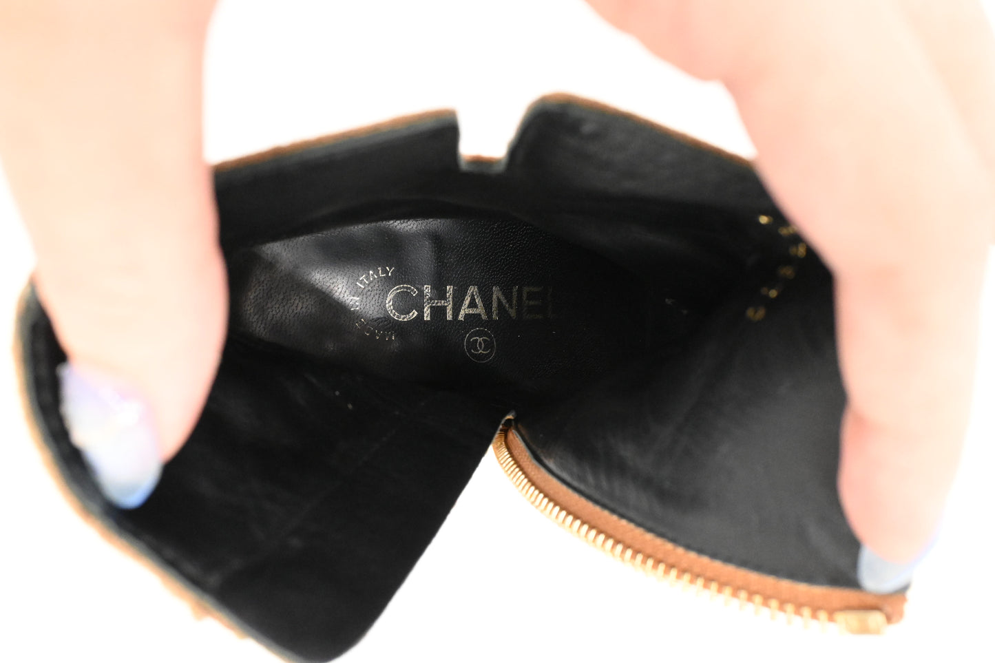 Chanel Boots in Brown Suede Leather