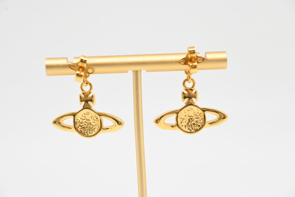 Vivienne Westwood Mini Bas Relief Drop Earrings