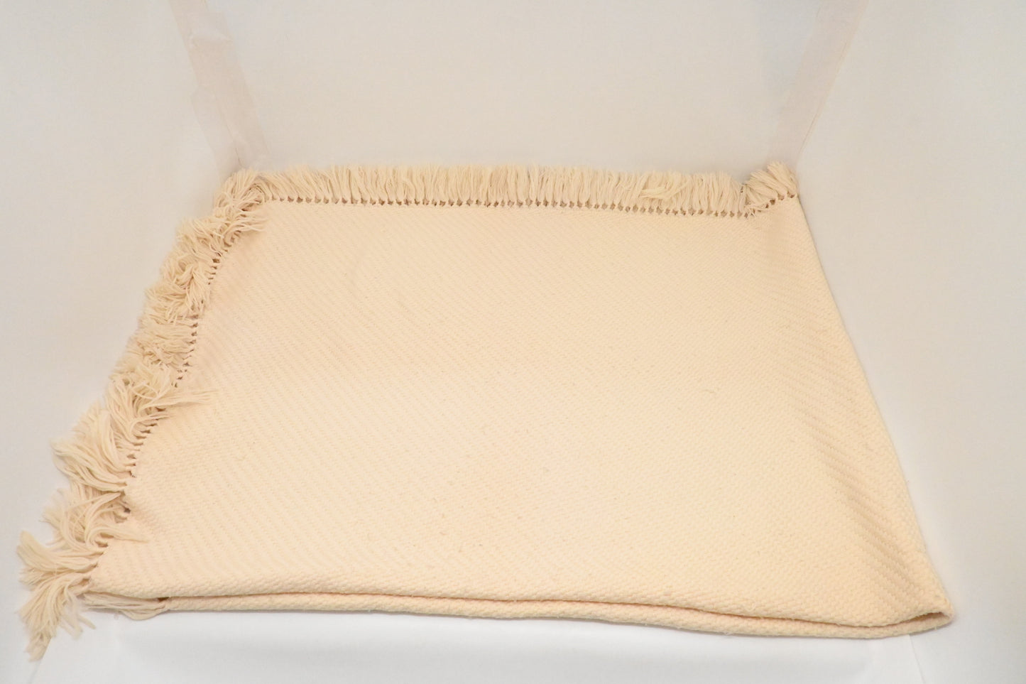 Hermes Blanket in Cream Wool