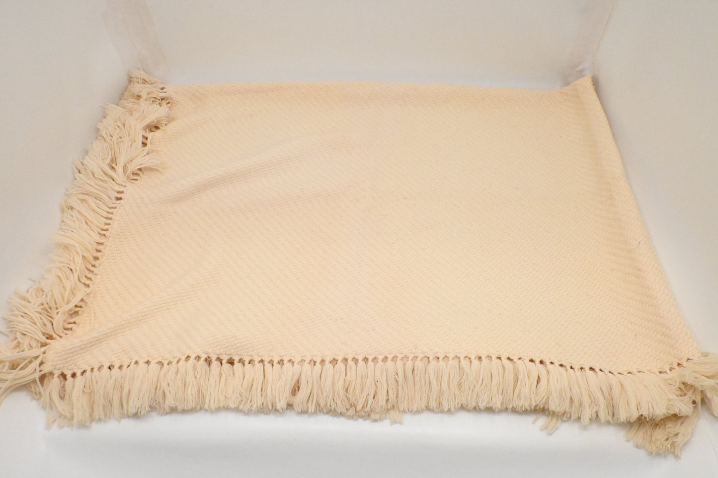 Hermes Blanket in Cream Wool