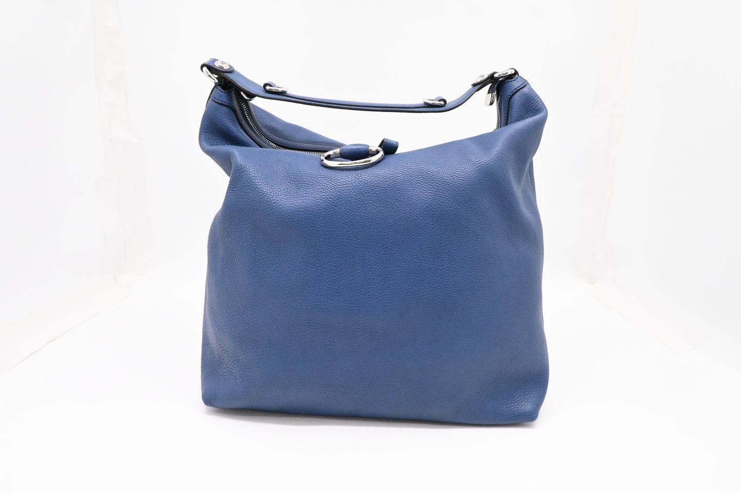 Gucci Shoulder Bag in Blue Leather