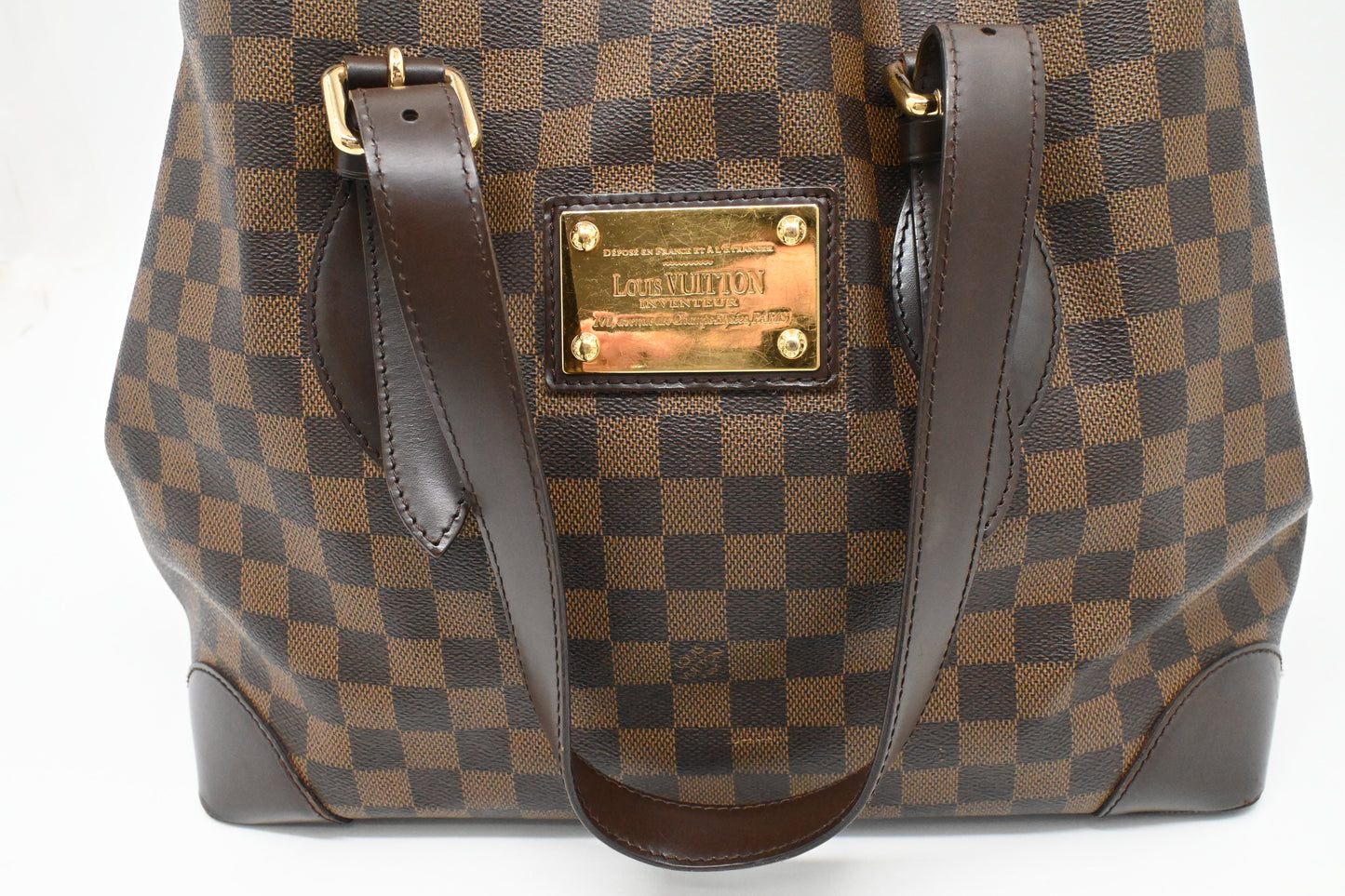 Louis Vuitton Hampstead MM in Damier Ebene Canvas