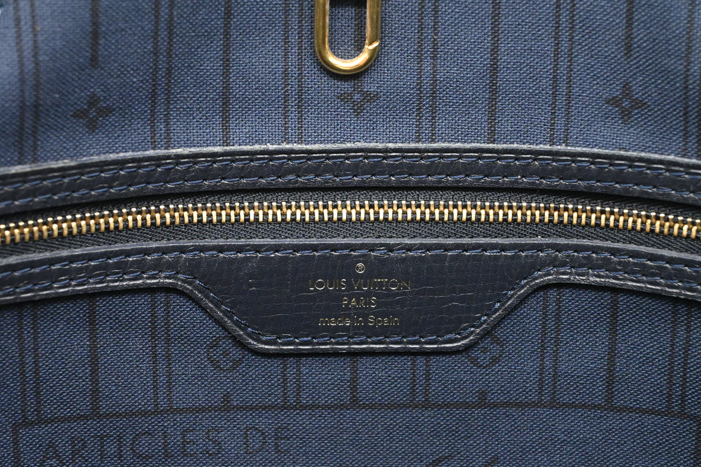 Louis Vuitton Neverfull MM in Encre Idylle Canvas