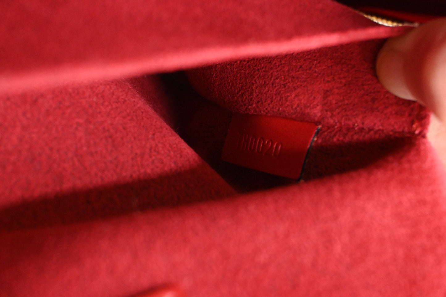 Louis Vuitton Jasmin in Red Epi Leather