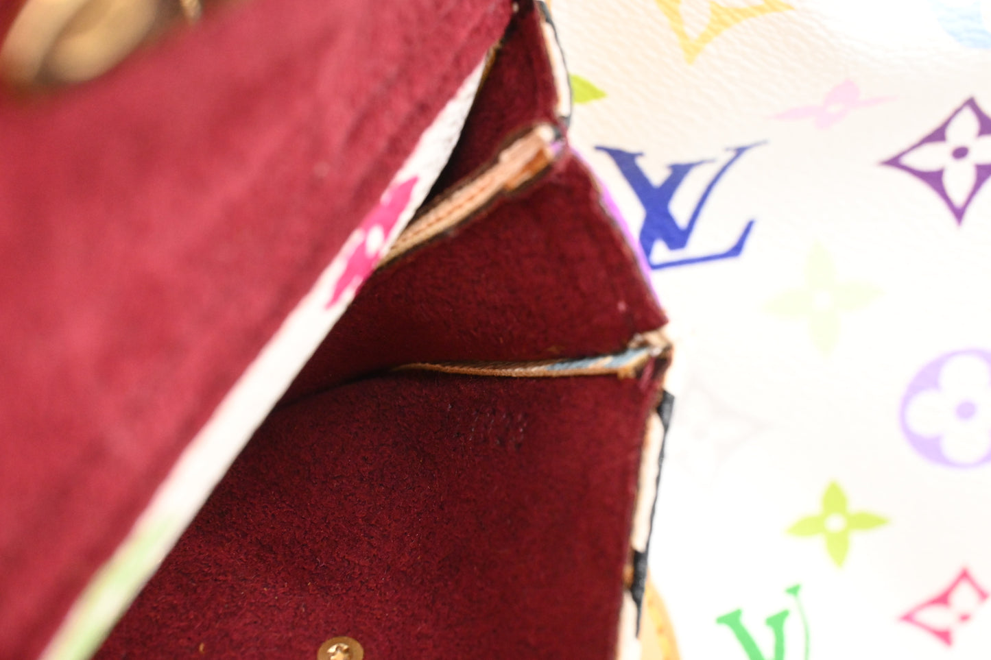Louis Vuitton Keepall 45 in White Multicolor Monogram Canvas