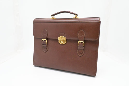 Burberry Business Bag in Brown Leather