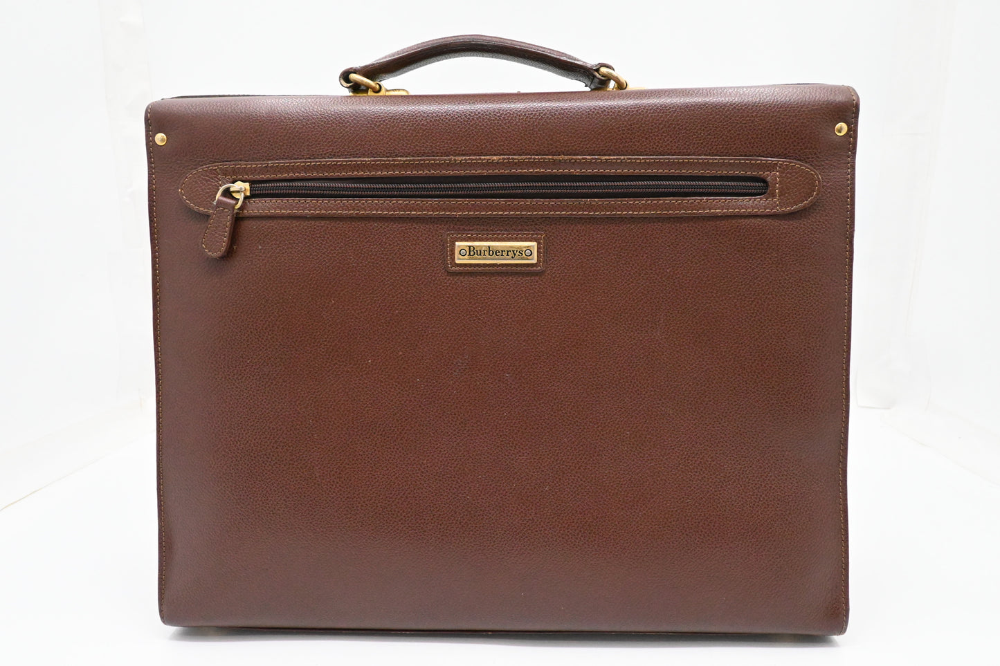 Burberry Business Bag in Brown Leather
