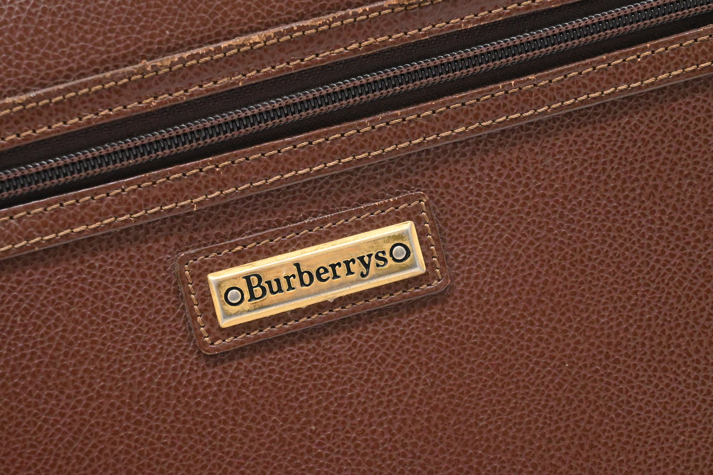 Burberry Business Bag in Brown Leather
