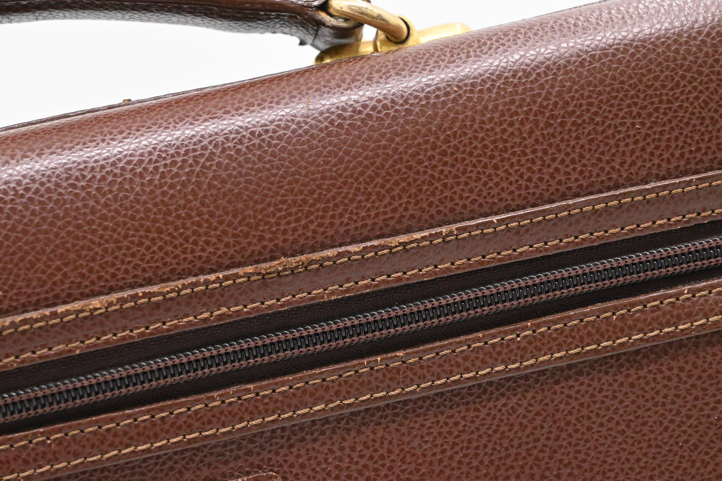 Burberry Business Bag in Brown Leather