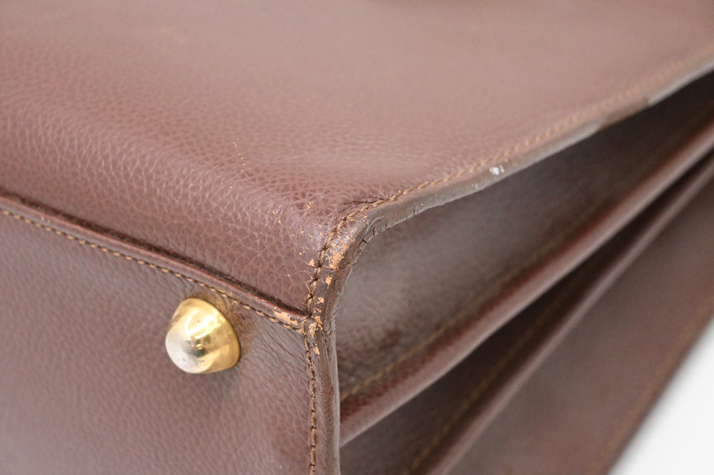 Burberry Business Bag in Brown Leather