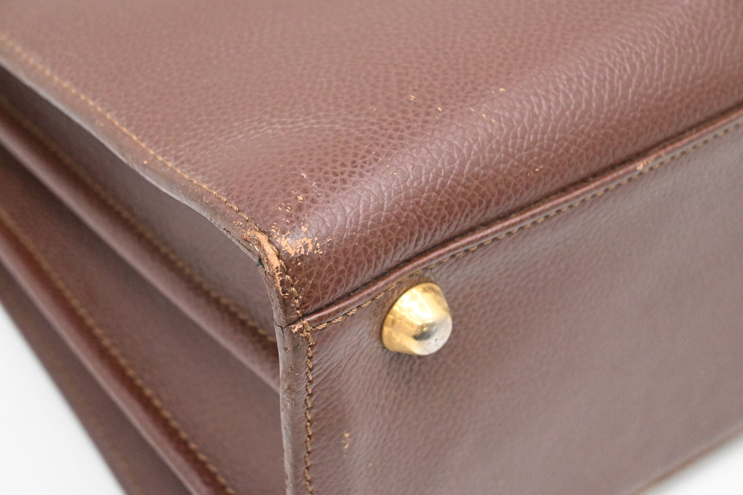 Burberry Business Bag in Brown Leather