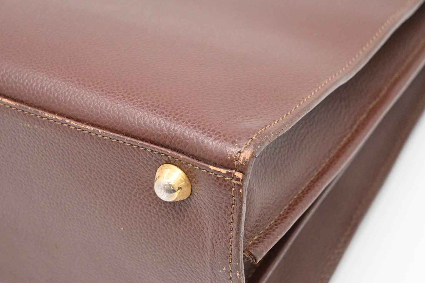 Burberry Business Bag in Brown Leather