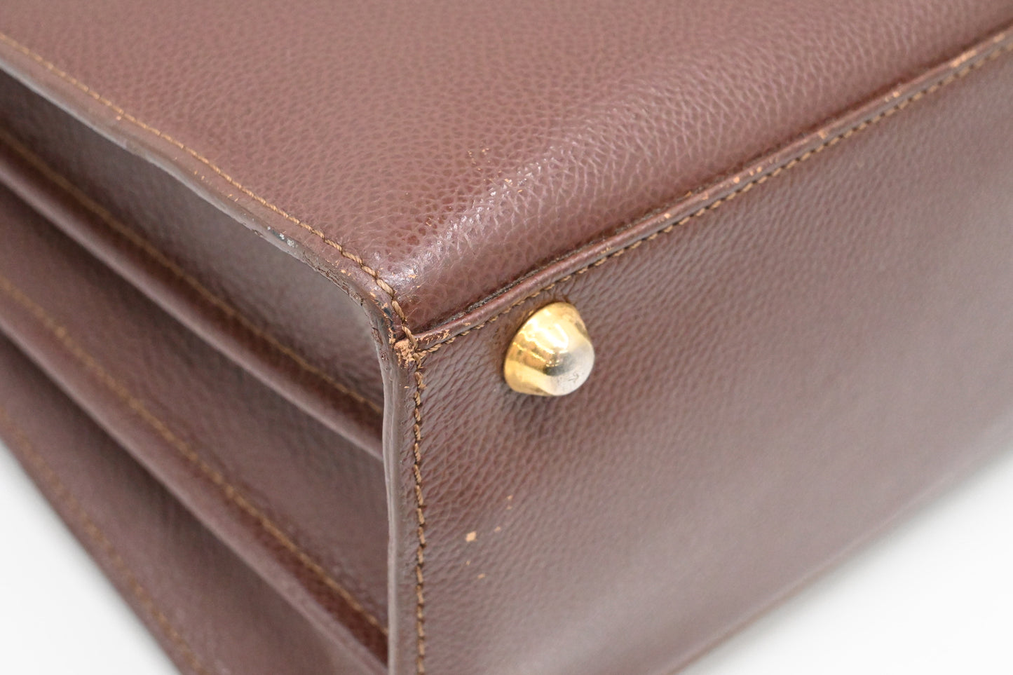 Burberry Business Bag in Brown Leather