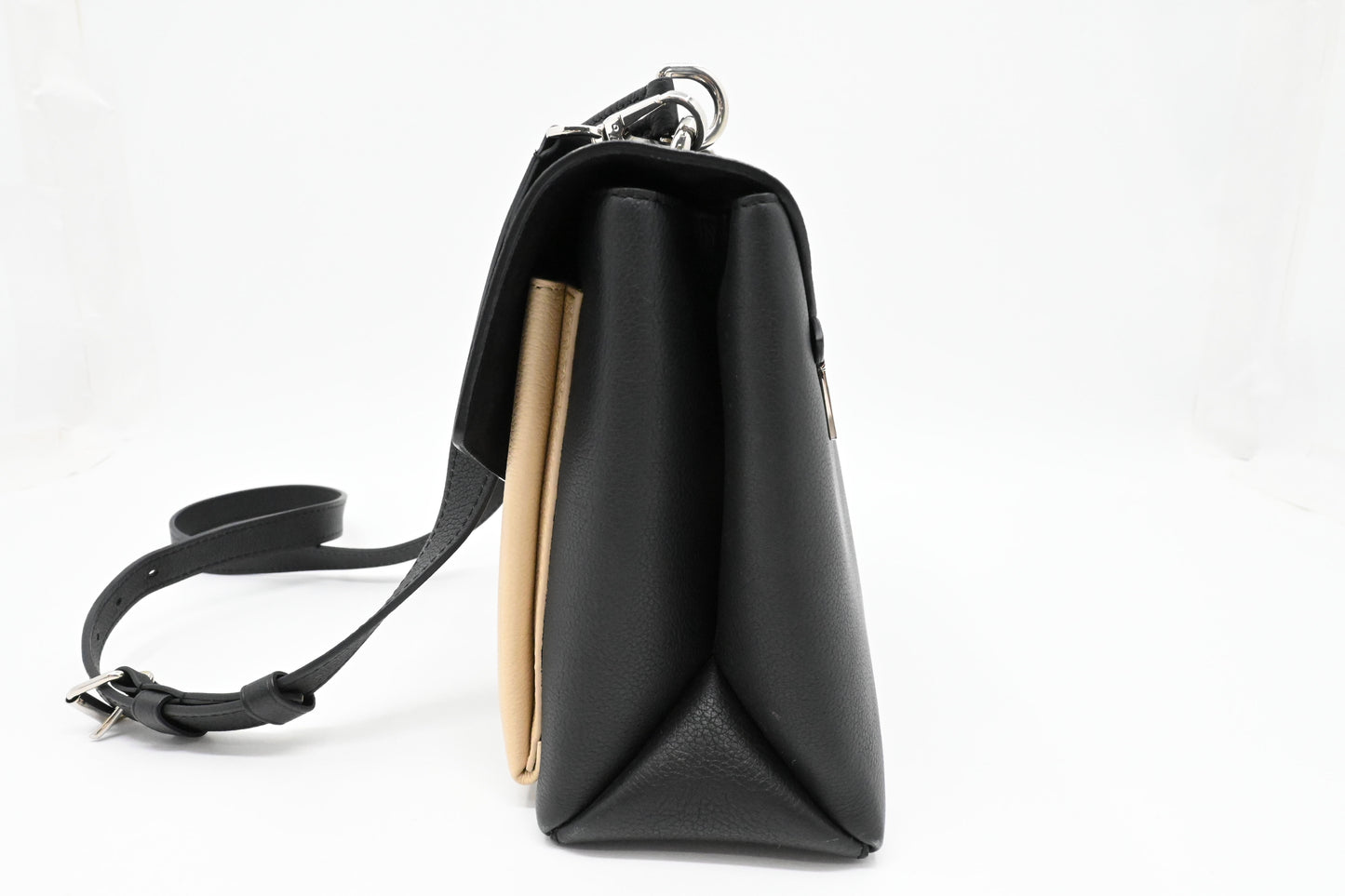 Louis Vuitton MyLockMe in Black and Cream Leather