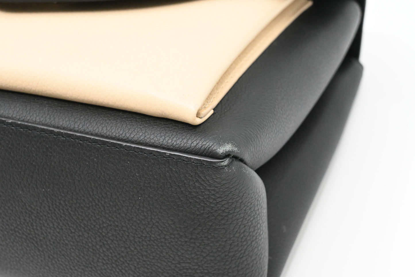 Louis Vuitton MyLockMe in Black and Cream Leather