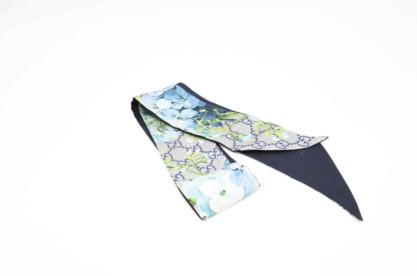 Gucci Twilly in GG Blue Blooms Silk