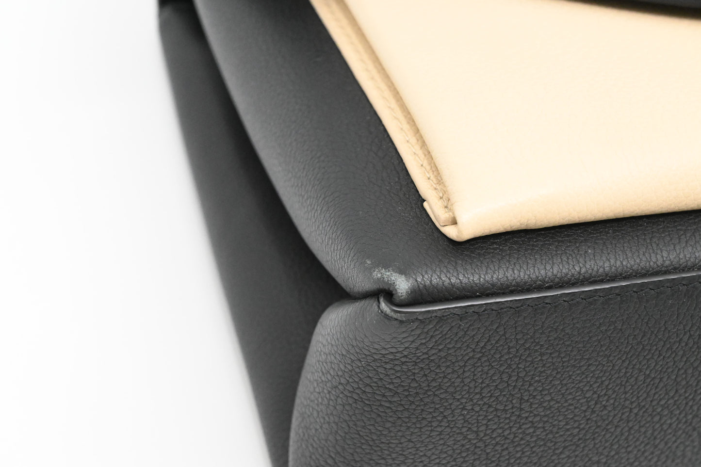 Louis Vuitton MyLockMe in Black and Cream Leather