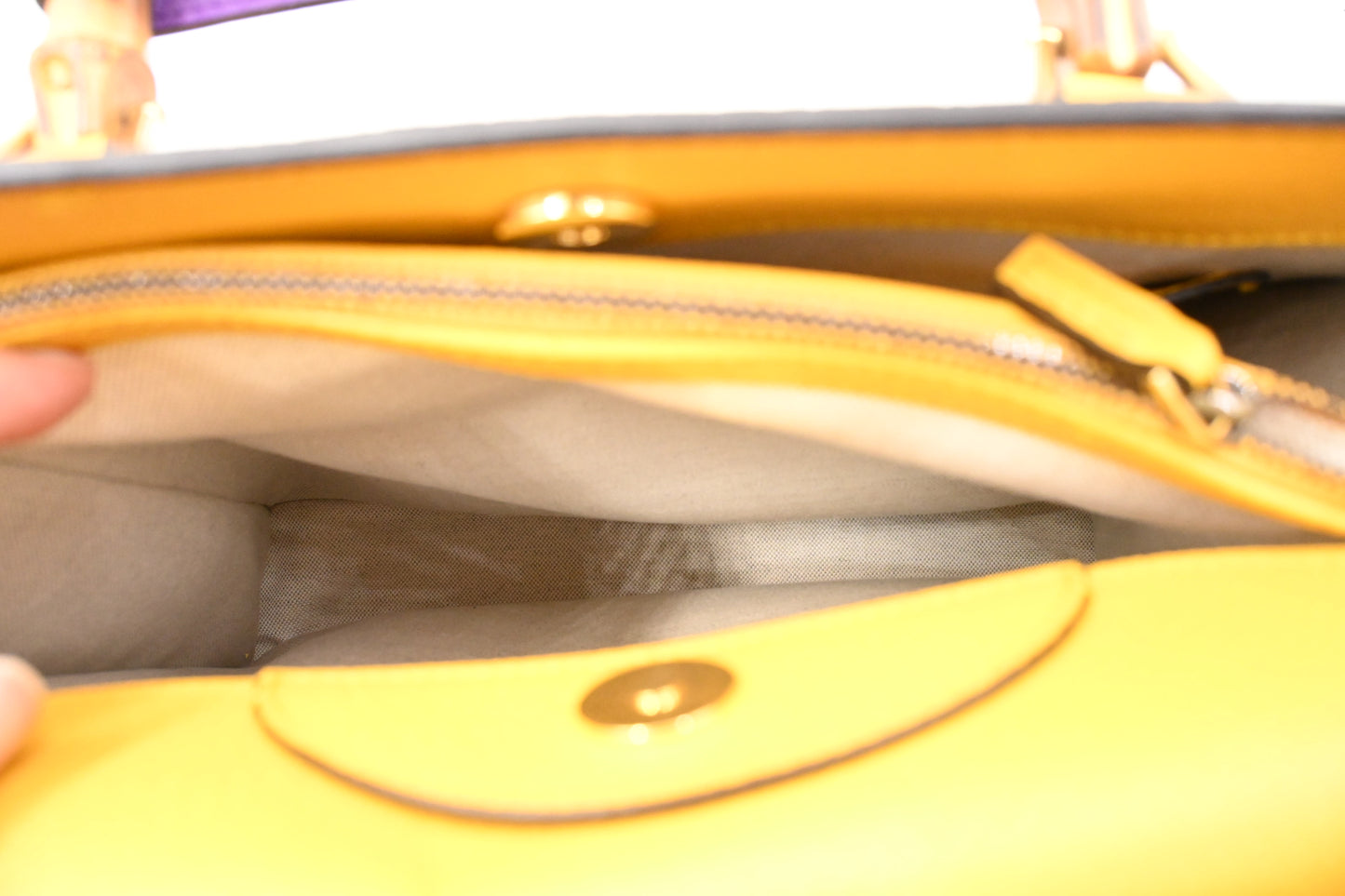 Gucci x Adidas Diana MM in Yellow and Brown Leather