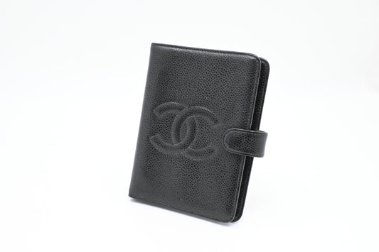 Chanel Agenda PM in Black Caviar Leather
