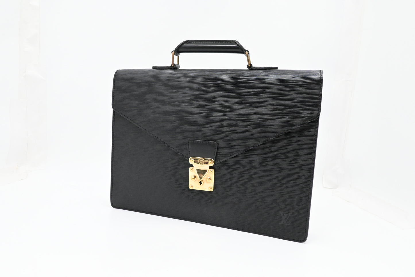 Louis Vuitton Serviette Consellier in Black Epi Leather
