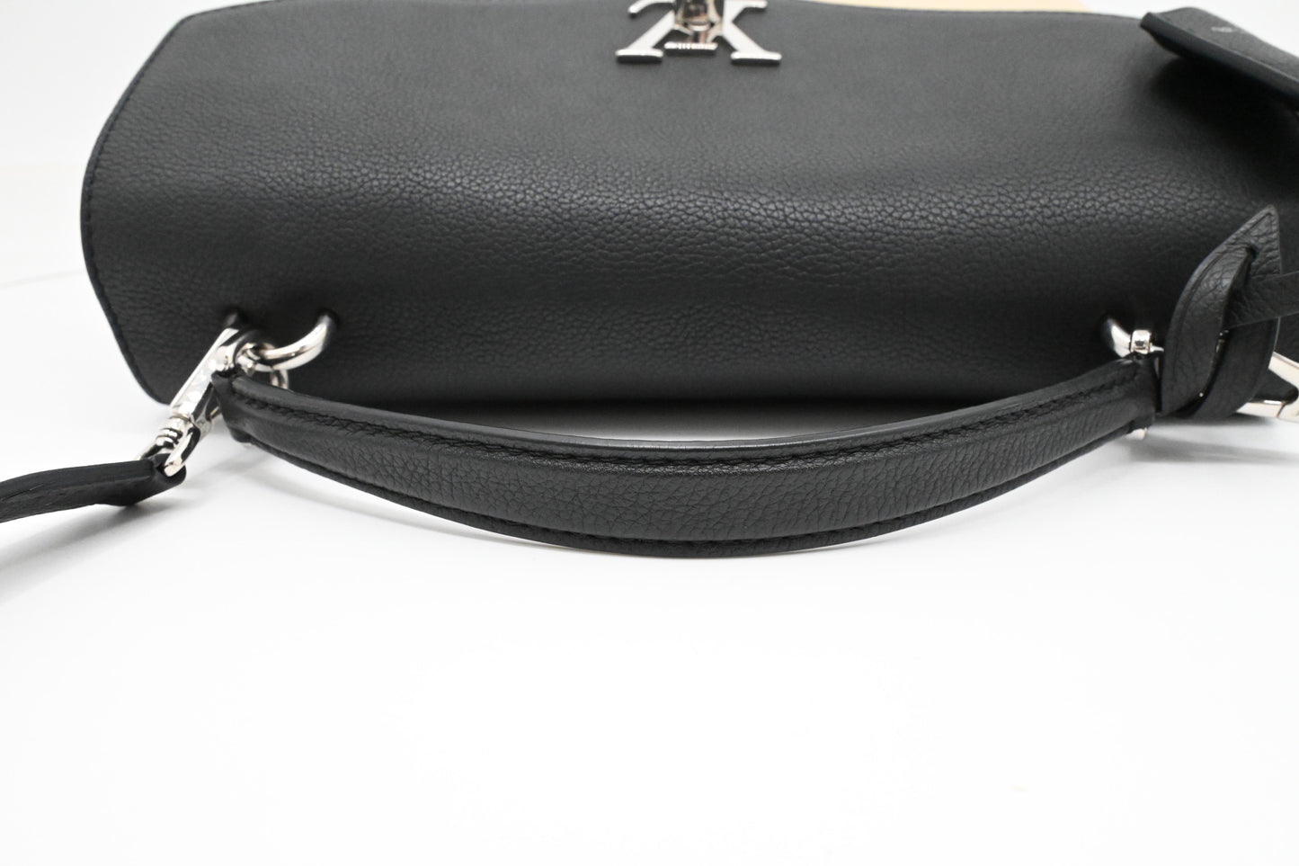 Louis Vuitton MyLockMe in Black and Cream Leather