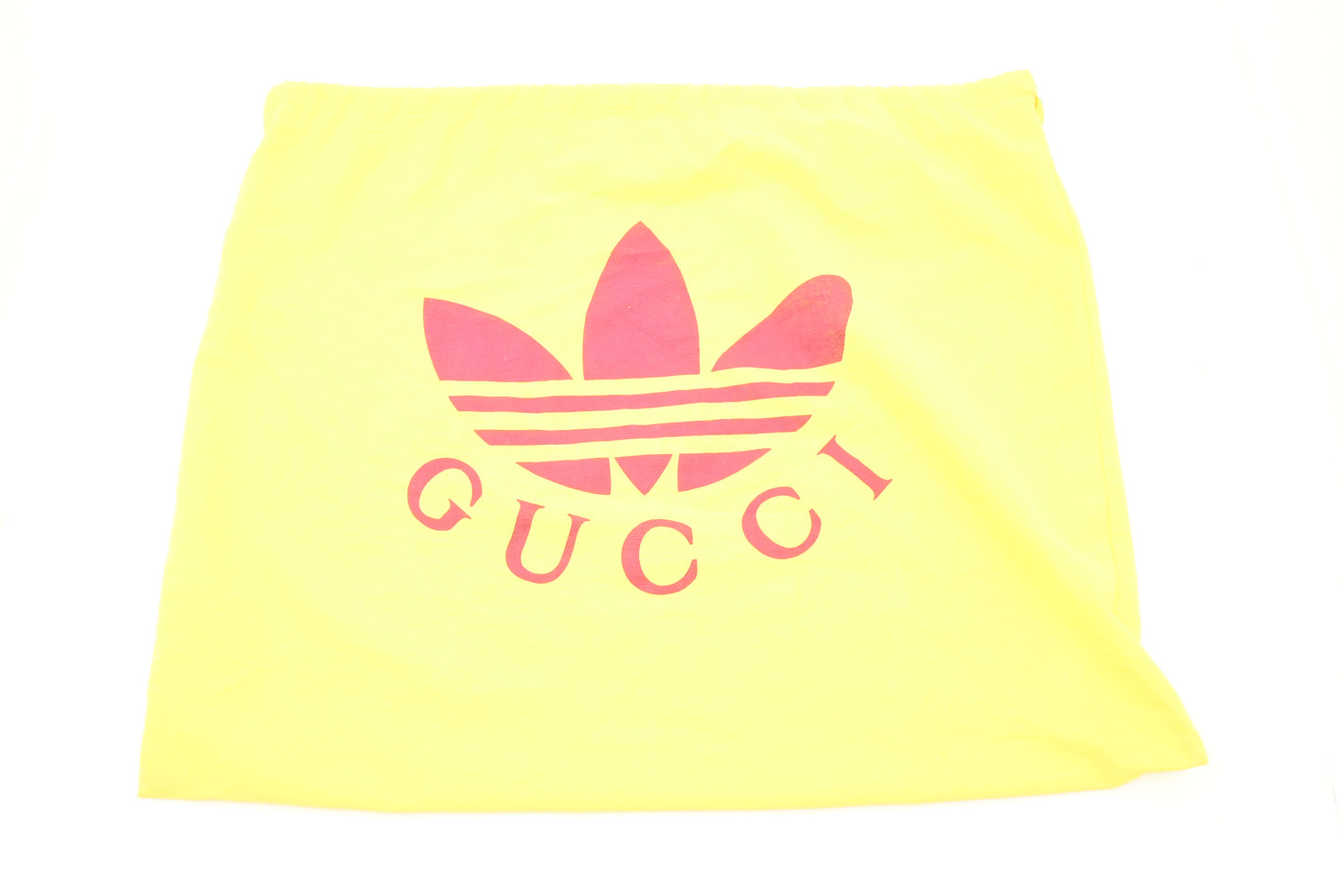 Gucci x Adidas Diana MM in Yellow and Brown Leather