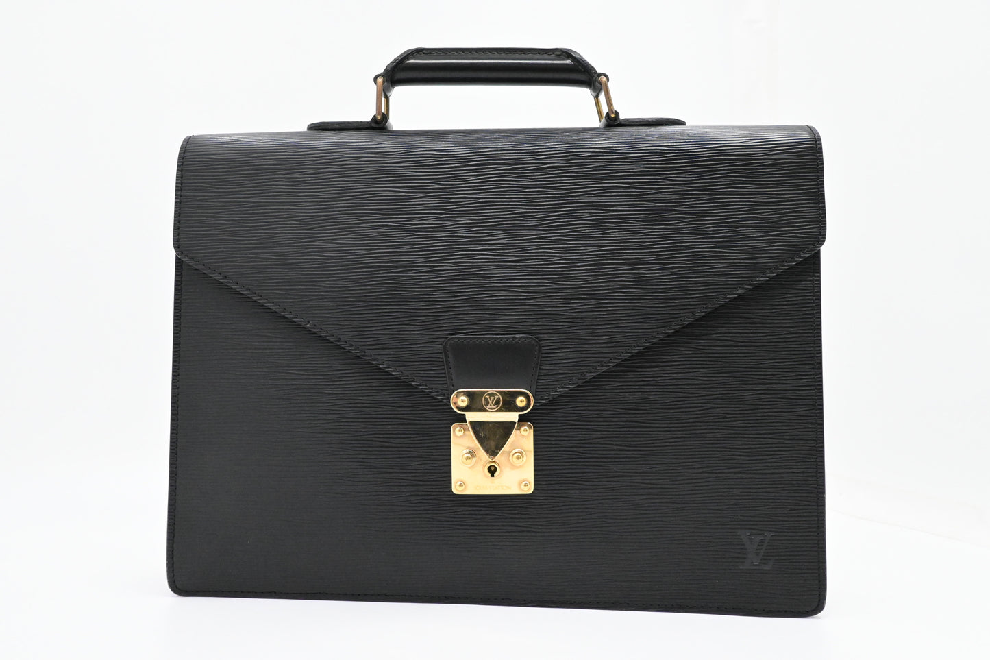 Louis Vuitton Serviette Consellier in Black Epi Leather