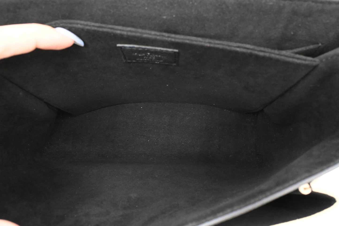 Louis Vuitton MyLockMe in Black and Cream Leather