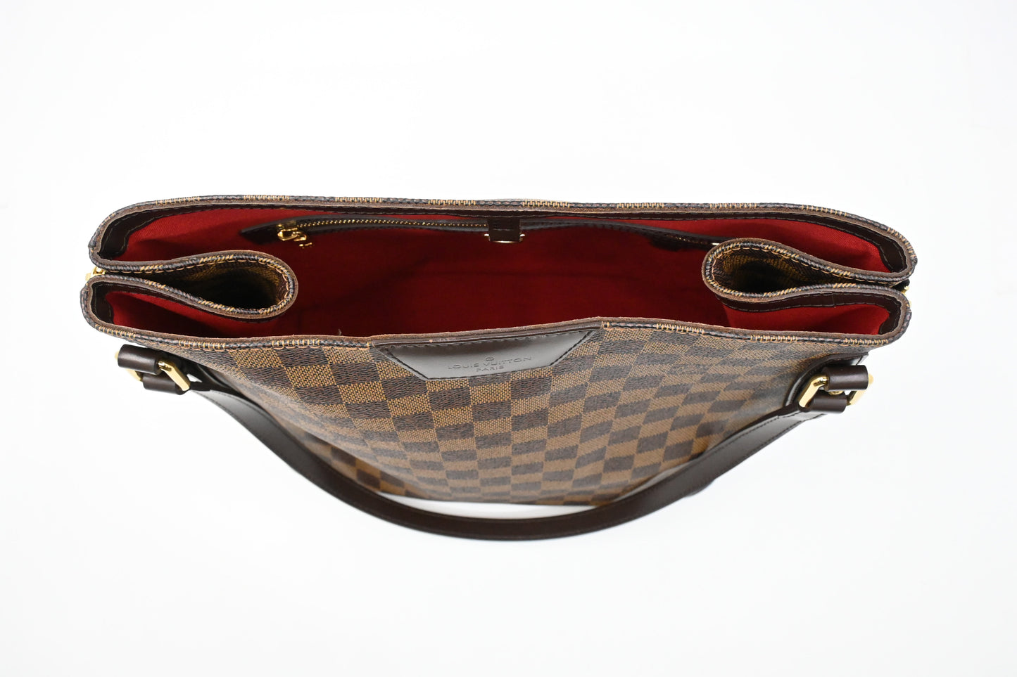 Louis Vuitton Cabas Rivington in Damier Ebene Canvas