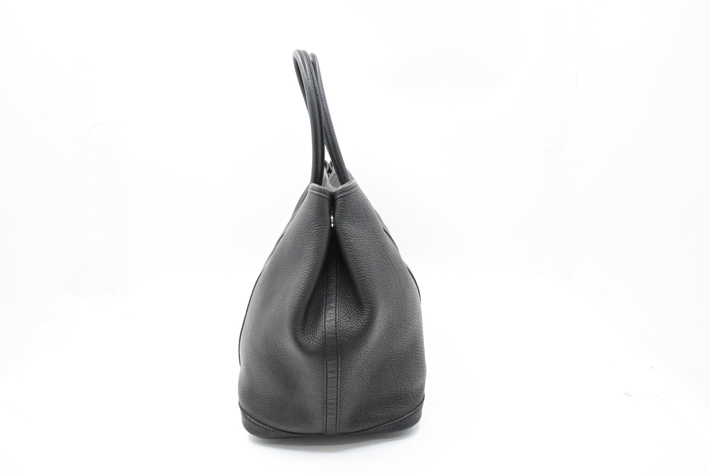 Hermes Garden Party 36 in Black Leather