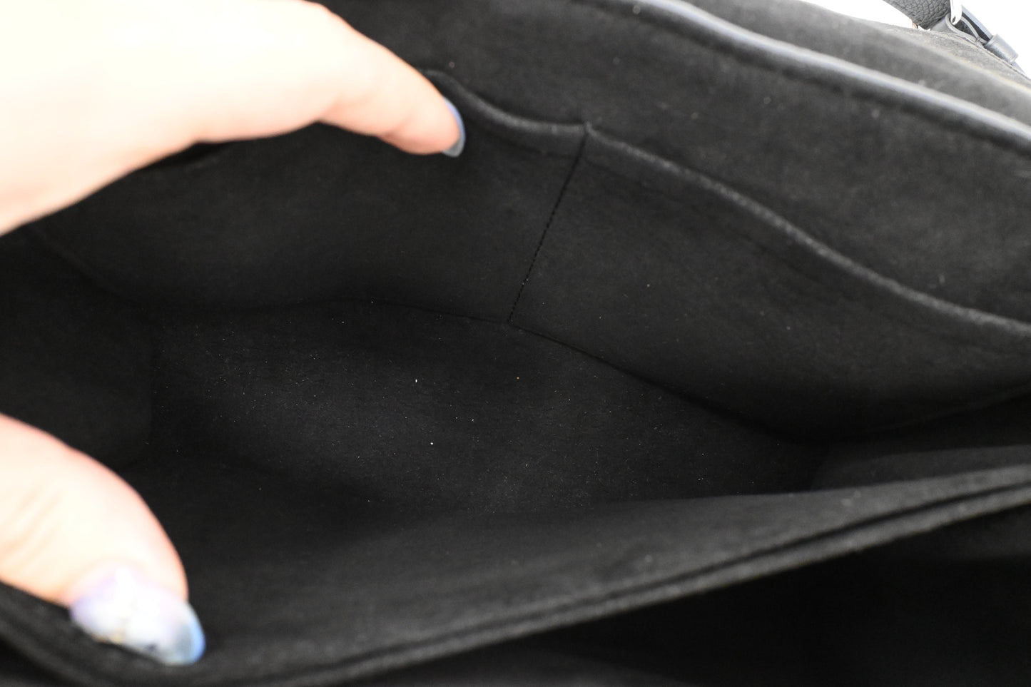 Louis Vuitton MyLockMe in Black and Cream Leather