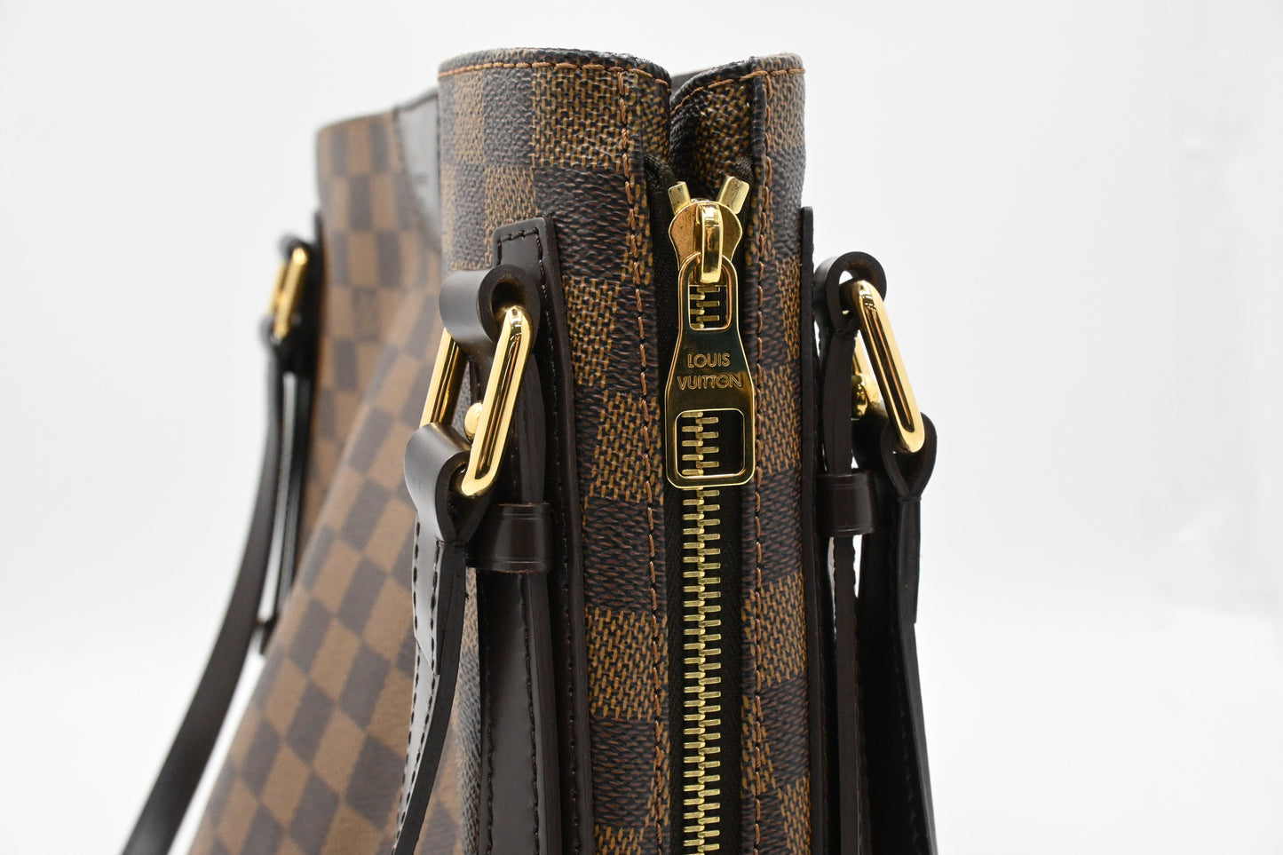 Louis Vuitton Cabas Rivington in Damier Ebene Canvas