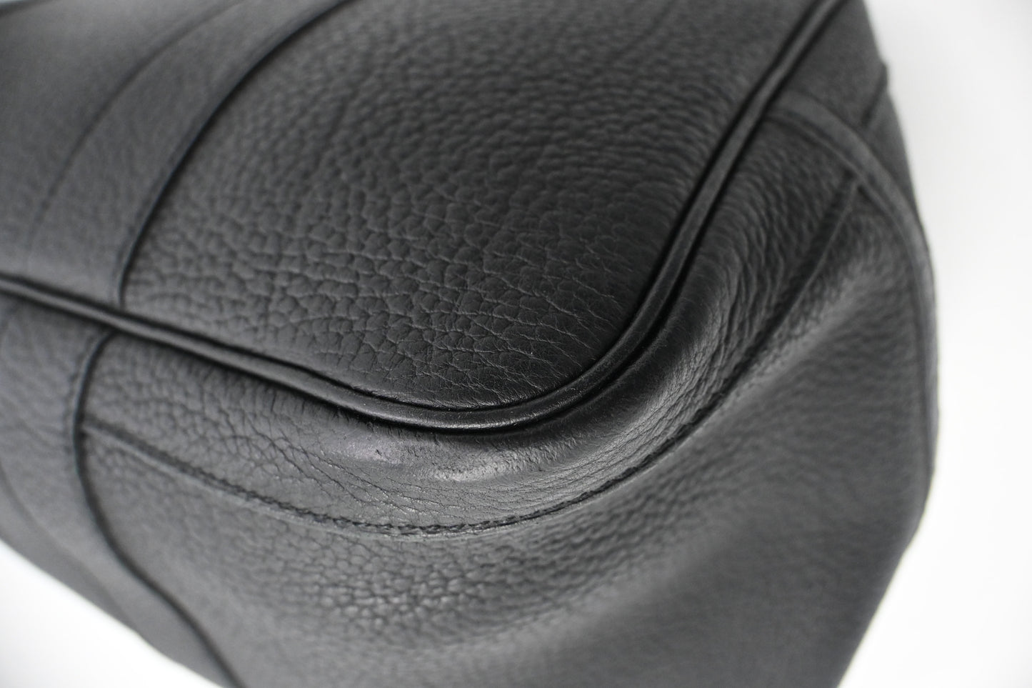 Hermes Garden Party 36 in Black Leather