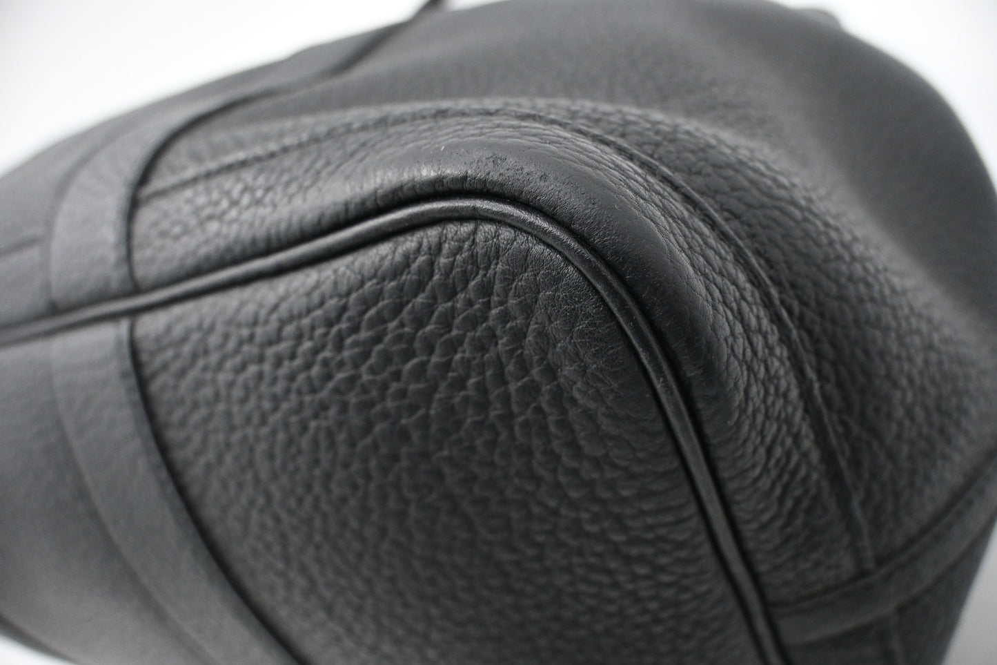 Hermes Garden Party 36 in Black Leather